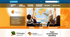 Desktop Screenshot of education-internationale.com